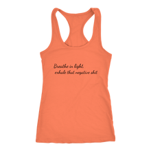Load image into Gallery viewer, women's orange breathe in light t-shirt