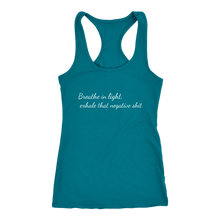 Load image into Gallery viewer, women's teal breathe in light t-shirt