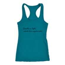 Load image into Gallery viewer, women's teal breathe in light t-shirt