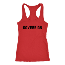 Load image into Gallery viewer, Women's Sovereign T Shirt - Black Text