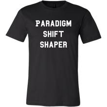 Load image into Gallery viewer, men's black paradigm shift shaper T-shirt