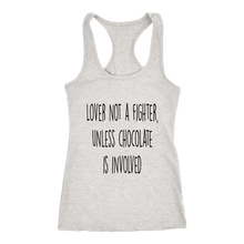 Load image into Gallery viewer, Women's Lover Not a Fighter - Black Text