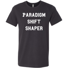 Load image into Gallery viewer, men's dark gray paradigm shift shaper t-shirt