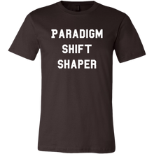 Load image into Gallery viewer, men's dark brown paradigm shift shaper T-shirt