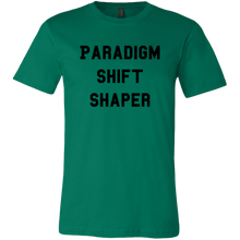 Load image into Gallery viewer, Men's green paradigm shift shaper T-shirt