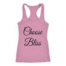 Load image into Gallery viewer, women's light pink choose bliss t-shirt