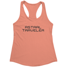 Load image into Gallery viewer, Astral_Traveler_Tank_Top_-_Black_Text_fo_Light_Orange_Mockup.png_15367837