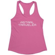 Load image into Gallery viewer, Astral_Traveler_Tank_Top_-_White_Text_fo_Hot_Pink_Mockup.png_15367863