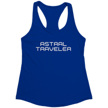 Load image into Gallery viewer, Astral_Traveler_Tank_Top_-_White_Text_fo_Royal_Mockup.png_15367872