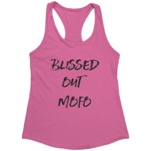 Load image into Gallery viewer, Blissed_Out_Tank_Top_-_Black_Text_for_Wo_Hot_Pink_Mockup.png_15367920