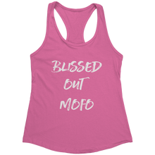 Load image into Gallery viewer, Blissed_Out_Tank_Top_-_White_Text_for_Wo_Hot_Pink_Mockup.png_15367933