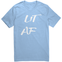 Load image into Gallery viewer, Etsy_and_Shopify_-_Mens-Lit_AF_-_White_T_Baby_Blue_Mockup.png_15624630