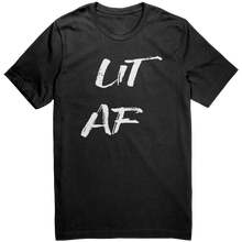 Load image into Gallery viewer, Etsy_and_Shopify_-_Mens-Lit_AF_-_White_T_Black_Mockup.png_15624631