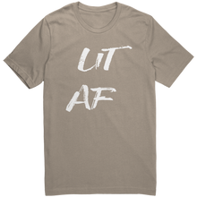 Load image into Gallery viewer, Etsy_and_Shopify_-_Mens-Lit_AF_-_White_T_Tan_Mockup.png_15624638