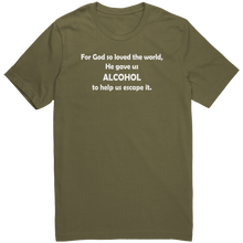 Load image into Gallery viewer, Etsy_and_Shopify_-_Mens_-_For_God_So_Lov_Military_Green_Mockup.png_15624713