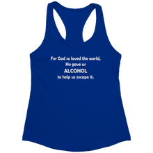 Load image into Gallery viewer, For_God_So_Loved_the_World_Tank_Top_-_Wh_Royal_Mockup.png_15368156