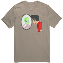 Load image into Gallery viewer, Mens_Alien_Reflection_T-Shirt_-_New_Tan_Mockup.png_15364356
