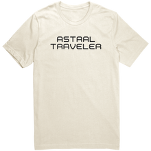 Load image into Gallery viewer, Mens_Astral_Traveler_T-Shirt_Black_Text_Natural_Front_Mockup.png_15364441