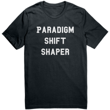 Load image into Gallery viewer, Mens_Paradigm_Shift_Shaper_T-Shirt_Whit_Dark_Grey_Mockup.png_15364729