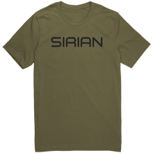 Load image into Gallery viewer, Mens_Sirian_T-Shirt_Black_Text_-_New_Military_Green_Mockup.png_15367442