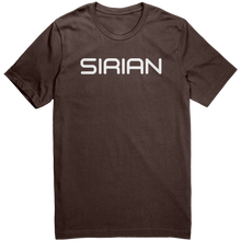 Load image into Gallery viewer, Mens_Sirian_T-Shirt_White_Text_-_New_Brown_Mockup.png_15367450
