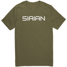 Load image into Gallery viewer, Mens_Sirian_T-Shirt_White_Text_-_New_Military_Green_Mockup.png_15367453