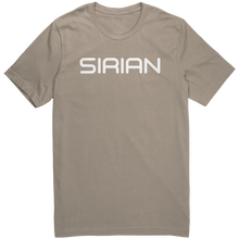 Load image into Gallery viewer, Mens_Sirian_T-Shirt_White_Text_-_New_Tan_Mockup.png_15367457