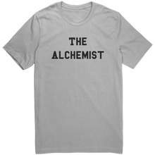 Load image into Gallery viewer, Mens_The_Alchemist_Shirt_-_Black_Text_-_Silver_Mockup.png_15367339