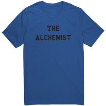 Load image into Gallery viewer, Mens_The_Alchemist_Shirt_-_Black_Text_-_True_Royal_Mockup.png_15367342