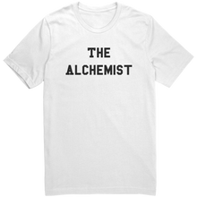 Load image into Gallery viewer, Mens_The_Alchemist_Shirt_-_Black_Text_-_White_Mockup.png_15367343