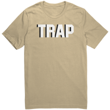 Load image into Gallery viewer, Mens_Trap_T-Shirt_White_Text_-_New_Soft_Cream_Mockup.png_15367392