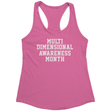 Load image into Gallery viewer, Multi-Dimensional_Awareness_Month_Tank_T_Hot_Pink_Mockup.png_15371129