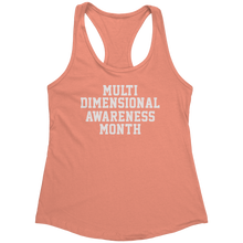 Load image into Gallery viewer, Multi-Dimensional_Awareness_Month_Tank_T_Light_Orange_Mockup.png_15371131