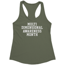 Load image into Gallery viewer, Multi-Dimensional_Awareness_Month_Tank_T_Military_Green_Mockup.png_15371133