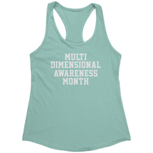 Load image into Gallery viewer, Multi-Dimensional_Awareness_Month_Tank_T_Mint_Mockup.png_15371134