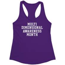 Load image into Gallery viewer, Multi-Dimensional_Awareness_Month_Tank_T_Purple_Rush_Mockup.png_15371135