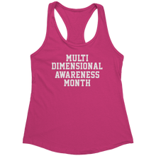 Load image into Gallery viewer, Multi-Dimensional_Awareness_Month_Tank_T_Raspberry_Mockup.png_15371136