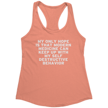 Load image into Gallery viewer, My_Only_Hope_-_White_Text_for_Women_-_Ne_Light_Orange_Mockup.png_15370302
