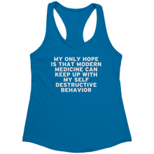 Load image into Gallery viewer, My_Only_Hope_-_White_Text_for_Women_-_Ne_Turquoise_Mockup.png_15370310