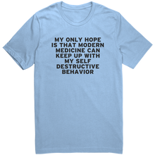 Load image into Gallery viewer, My_Only_Hope_T-Shirt_-_Black_Text_for_Me_Baby_Blue_Mockup.png_15367580