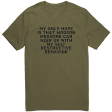 Load image into Gallery viewer, My_Only_Hope_T-Shirt_-_Black_Text_for_Me_Military_Green_Mockup.png_15367581