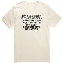 Load image into Gallery viewer, My_Only_Hope_T-Shirt_-_Black_Text_for_Me_Natural_Front_Mockup.png_15367587
