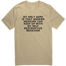 Load image into Gallery viewer, My_Only_Hope_T-Shirt_-_Black_Text_for_Me_Soft_Cream_Mockup.png_15367583