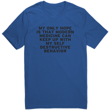 Load image into Gallery viewer, My_Only_Hope_T-Shirt_-_Black_Text_for_Me_True_Royal_Mockup.png_15367585