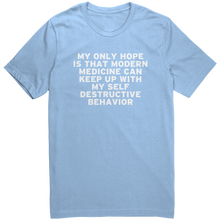 Load image into Gallery viewer, My_Only_Hope_T-Shirt_-_White_Text_for_Me_Baby_Blue_Mockup.png_15367588