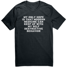Load image into Gallery viewer, My_Only_Hope_T-Shirt_-_White_Text_for_Me_Dark_Grey_Mockup.png_15367590