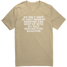 Load image into Gallery viewer, My_Only_Hope_T-Shirt_-_White_Text_for_Me_Soft_Cream_Mockup.png_15367595