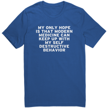 Load image into Gallery viewer, My_Only_Hope_T-Shirt_-_White_Text_for_Me_True_Royal_Mockup.png_15367597