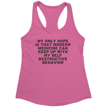 Load image into Gallery viewer, My_Only_Hope_Tank_Top_-_Black_Text_for_W_Hot_Pink_Mockup.png_15370282