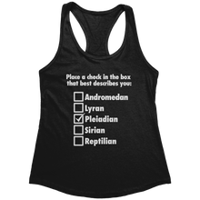 Load image into Gallery viewer, Pleiadian_Check_the_Box_-_White_Text_for_Black_Mockup.png_15370520